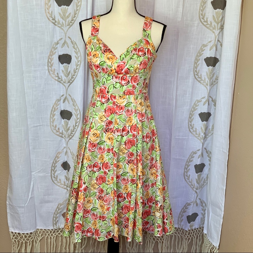 Talbots Fit and Flare Dress Women’s Petite Sz 2P